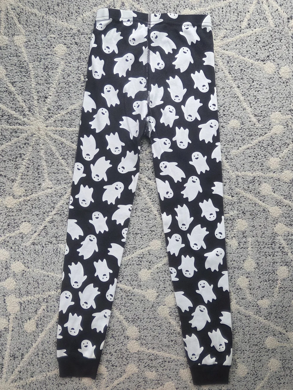 Hanna Andersson Ghost Long John Pajamas Halloween